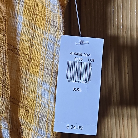 NWT Old Navy Flutter Sleeve Plaid Swing Dress Size XXL - Picture 5 of 7